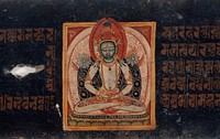 Manjushri (top), Folio from a Paramartha Namasangiti (Absolute Truth of the Singing Together of the Name)