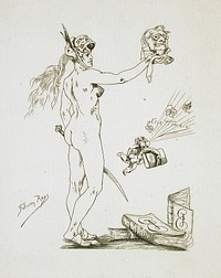 La Justicière by Félicien Victor Joseph Rops