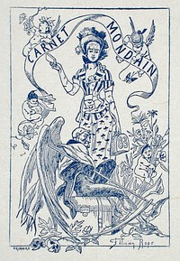 Le Carnet mondain by Félicien Victor Joseph Rops