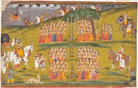 Bhim Singh (reigned 1778-1828) Watching a Celebration of the Monsoon Festival