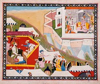 Hamir Receives Mehma, Folio from a Hamir Hath