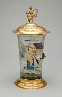 Covered Beaker with Hare (Humpen)