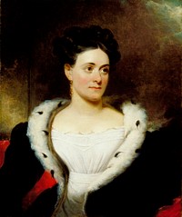 Portrait of Mrs. James W. Wallack by Henry Inman