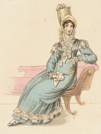 Fashion Plate, 'Morning Dress' for 'La Belle Assemblée' by John Bell