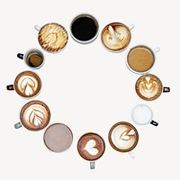 Coffee collection, isolated design