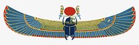 Egyptian god Khnum  vintage illustration. Remixed by rawpixel. 