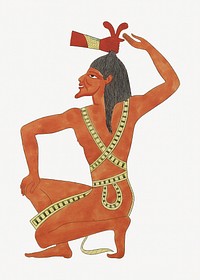 Egypt human vintage illustration