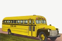 School bus vehicle psd. Remixed by rawpixel.