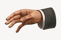 Businessman's hand, vintage gesture illustration. Remixed by rawpixel.