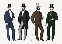 Vintage men's apparel illustration. Remixed by rawpixel.