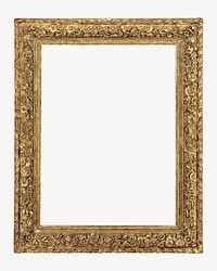 Gold ornate frame. Remixed by rawpixel.