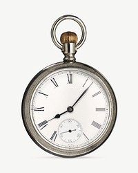 Pocket watch likely carried by Matthew Henson psd. Remixed by rawpixel.