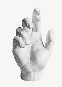 Vintage hand, gesture illustration by Dankvart Dreyer psd. Remixed by rawpixel.