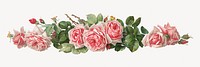 La France roses, vintage flower illustration by Paul de Longpre. Remixed by rawpixel.