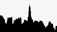 New York cityscape silhouette psd. Remixed by rawpixel.