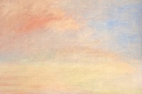 Sunset sky background, oil painting. Remixed from George Catlin artwork, by rawpixel.