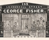 George Fisher : 149 Leadenhall Street.. Digitally enhanced by rawpixel.