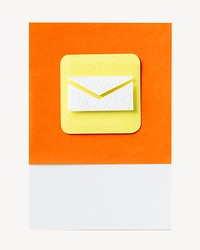 Email inbox envelope icon isolated image
