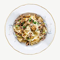 Pappardelle pasta healthy food psd