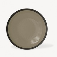 Brown dish, minimal tableware design
