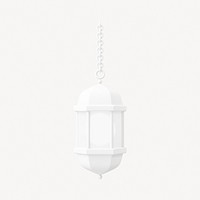 Ramadan lantern clipart, 3D religion illustration