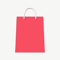 3D shopping bag, re object illustration psd
