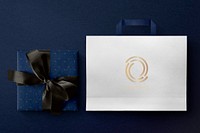 Gift box & bag, luxury product packaging psd