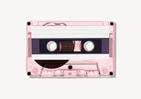 Cassette tape, music product branding psd