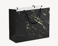 Paper shopping bag mockup, business branding design psd