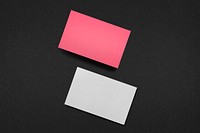 Blank business cards with design space