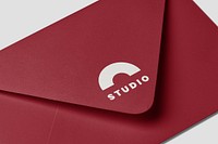 Envelope mockup, professional branding psd