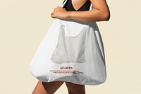 Canvas tote bag mockup psd