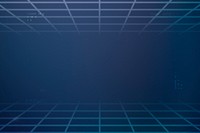 3D retro-futuristic wireframe background, dark blue digital remix psd