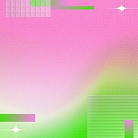 Pink gradient background, abstract geometric design