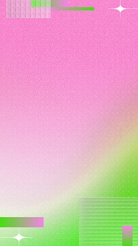 Pink gradient phone wallpaper, abstract geometric background
