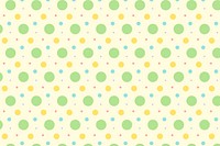 Green polka dots background