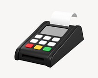 3D Payment terminal isolated design