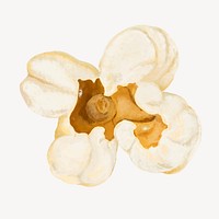 Popcorn snack, food illustration