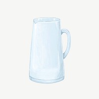 Water jug collage element psd