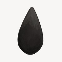 Black sesame seed, ingredient illustration