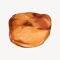 Grilled chicken, food illustration