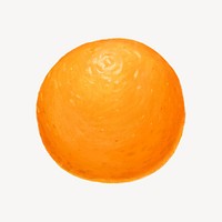 Orange fruit, healthy food illustration