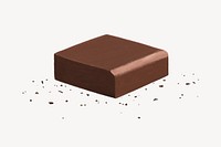 Chocolate bar, dessert illustration