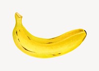 Banana fruit, healthy food illustration