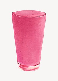 Beetroot juice, healthy drink illustration