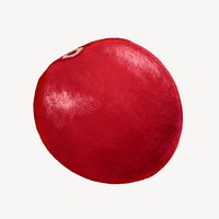 Cranberry fruit, healthy food illustration