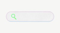 Search bar collage element psd