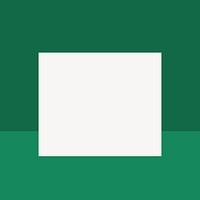 Green rectangle frame vector