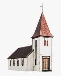 Old church isolated image