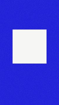 Blue square frame psd